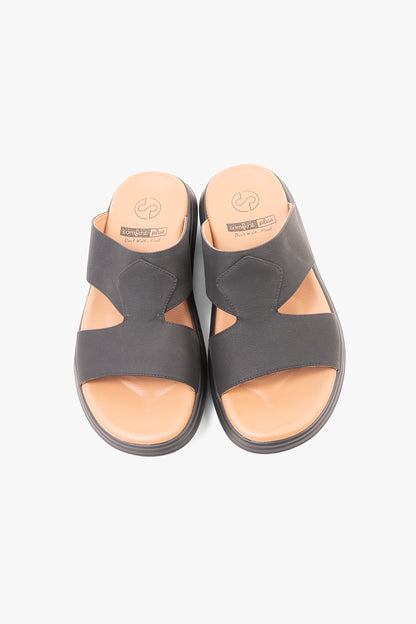 COMFORT PLUS MENS SANDALS-JO103 BLACK