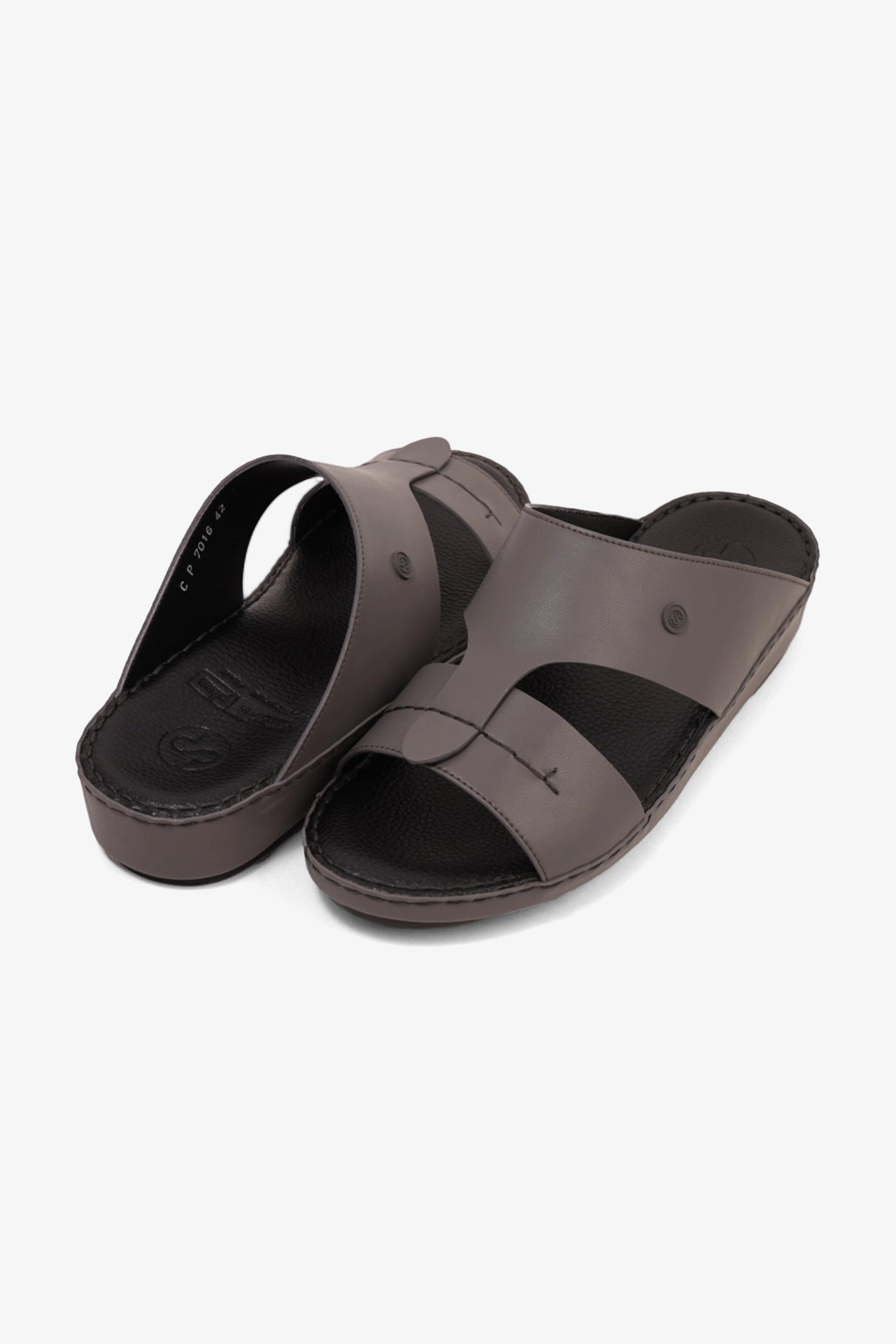 COMFORT PLUS MENS SANDALS  -  7016 DARK GREY