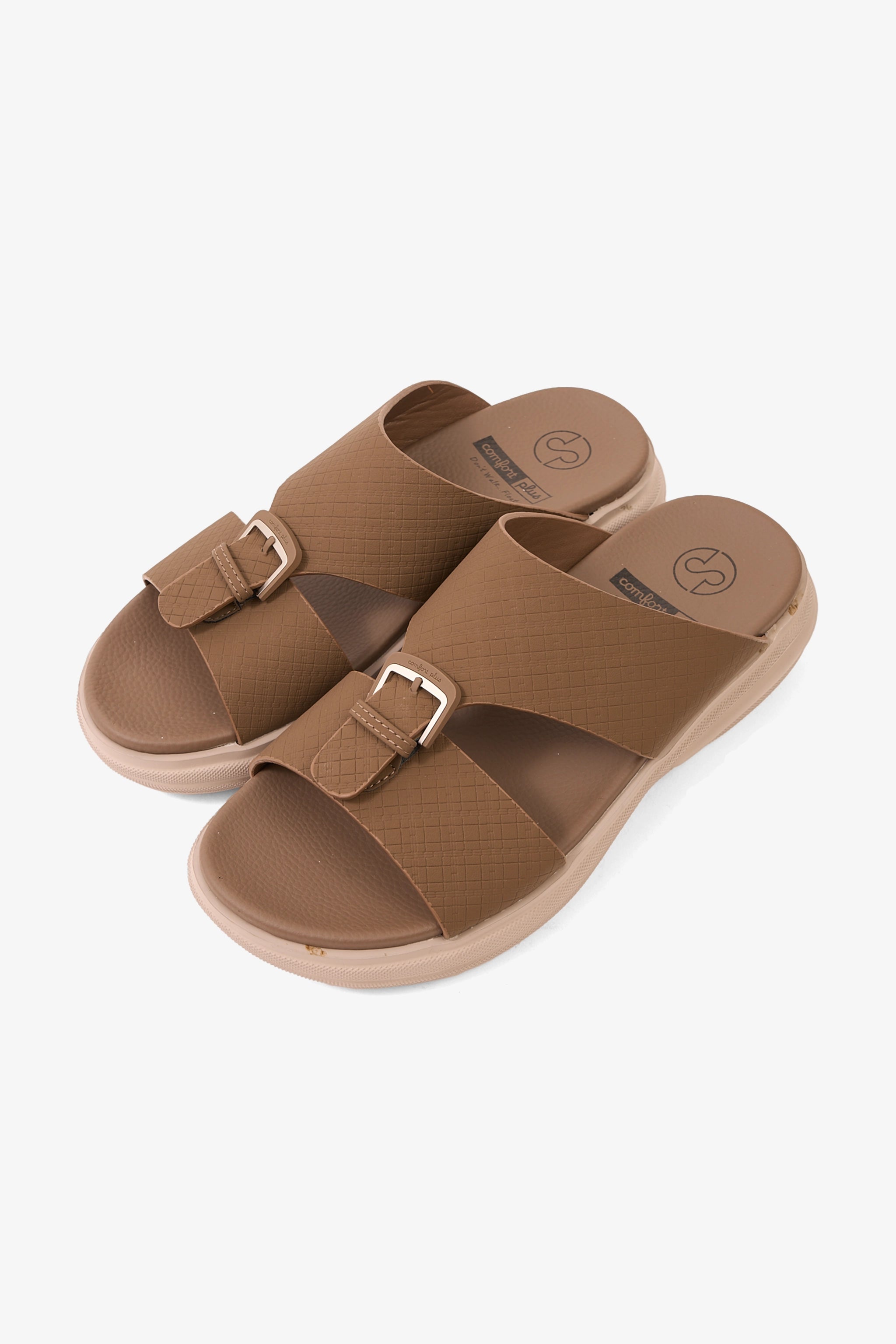 COMFORT PLUS PURE MOTION ARABIC SANDALS BROWN - Seventy7