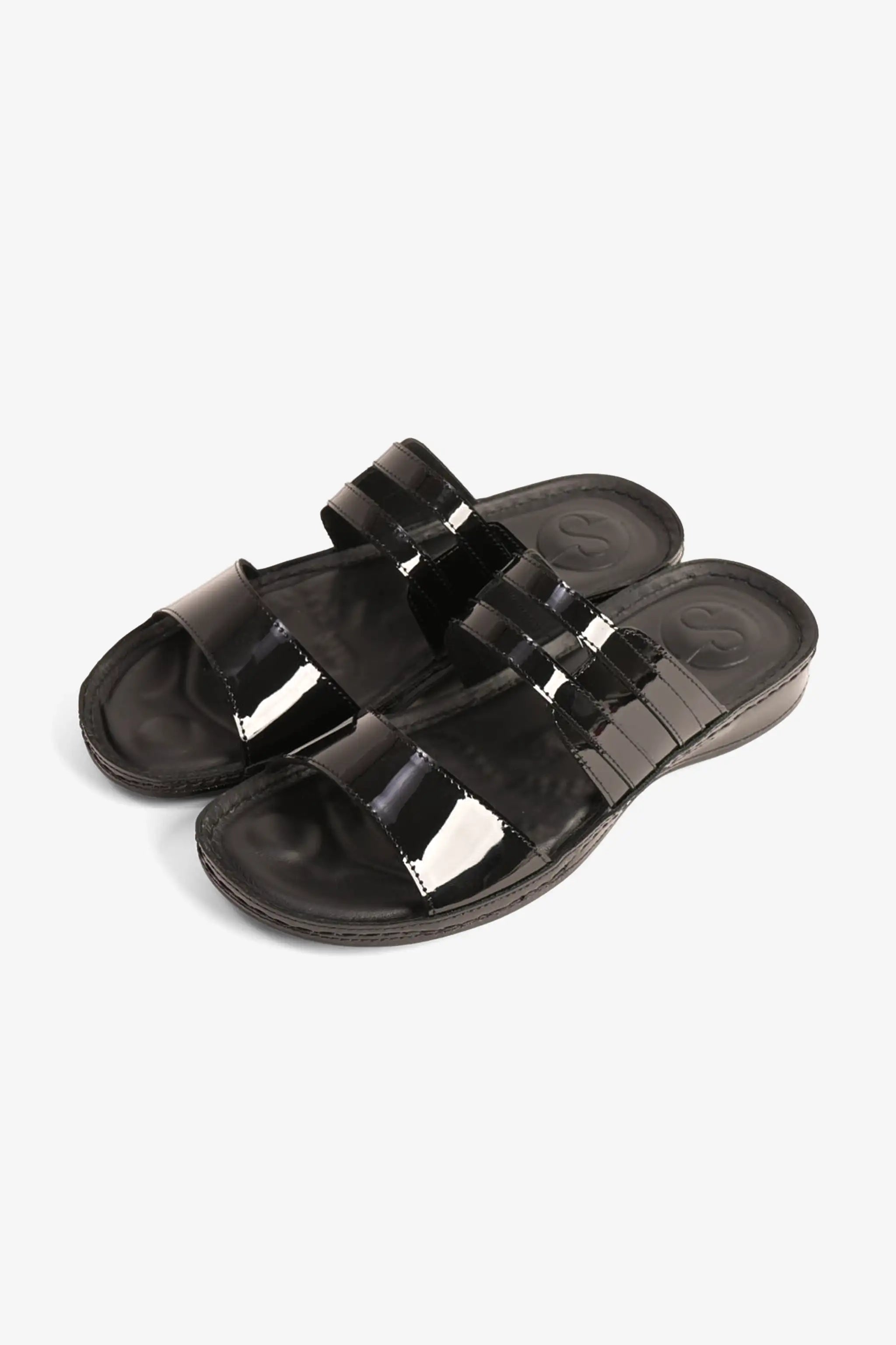 COMFORT PLUS LADIES SANDALS  -  CP729 BLACK