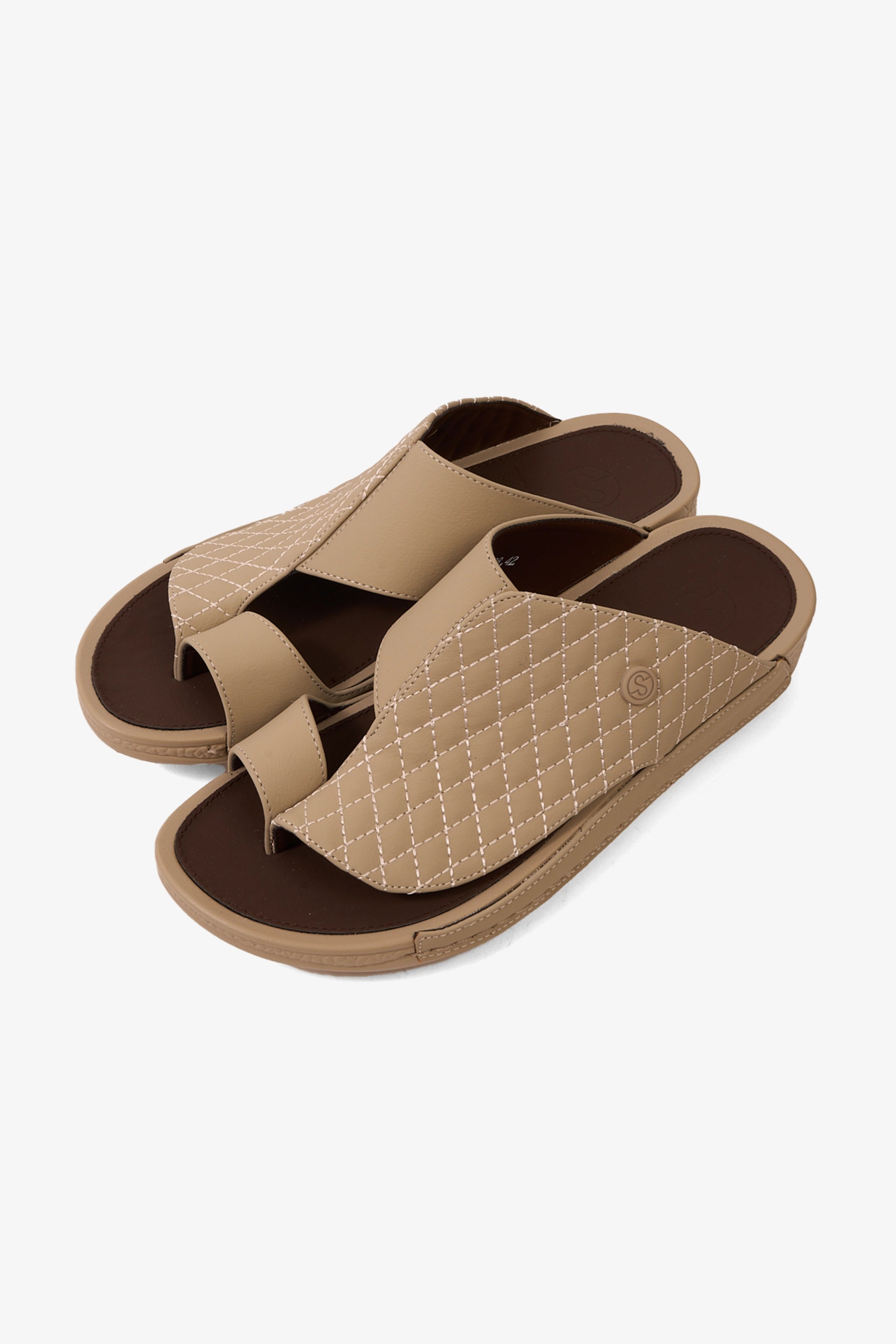 COMFORT PLUS PRIME MOTION ARABIC SANDALS BEIGE - Seventy7