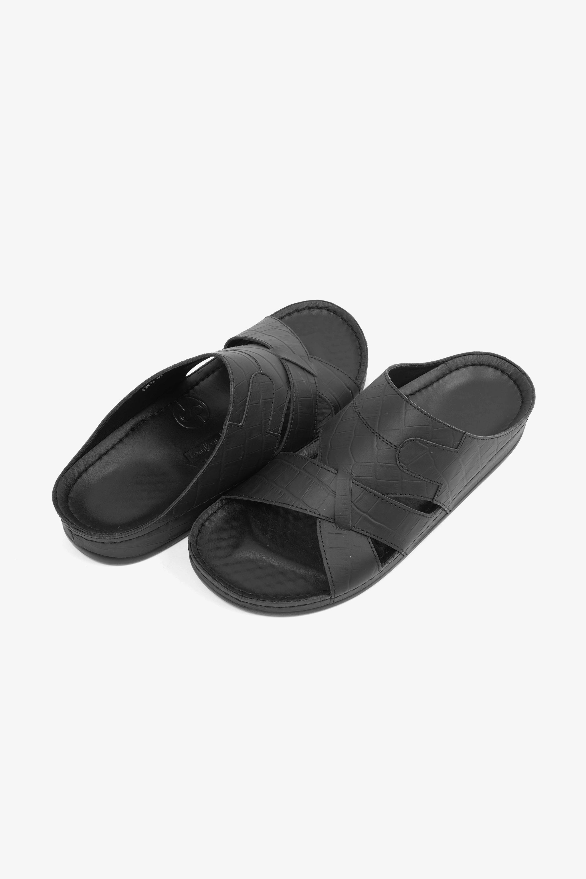 COMFORT PLUS MENS SANDALS  -  AV03 BLACK