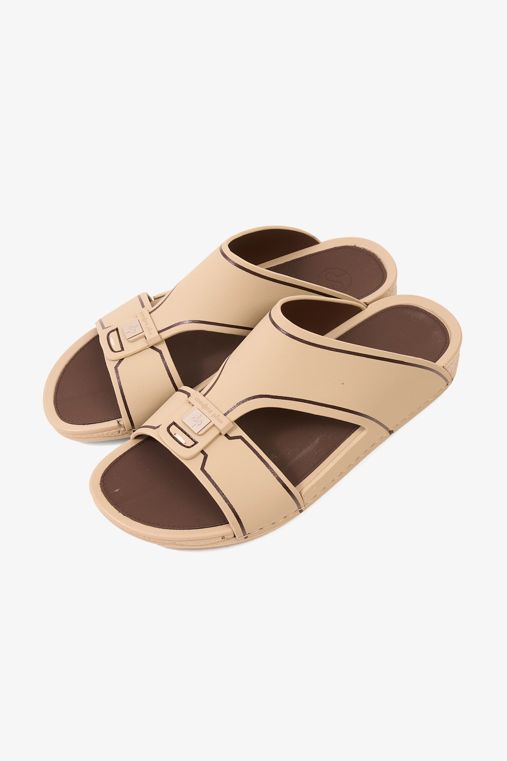 COMFORT PLUS EQUILIBRIUM WALK ARABIC SANDALS BEIGE - Seventy7