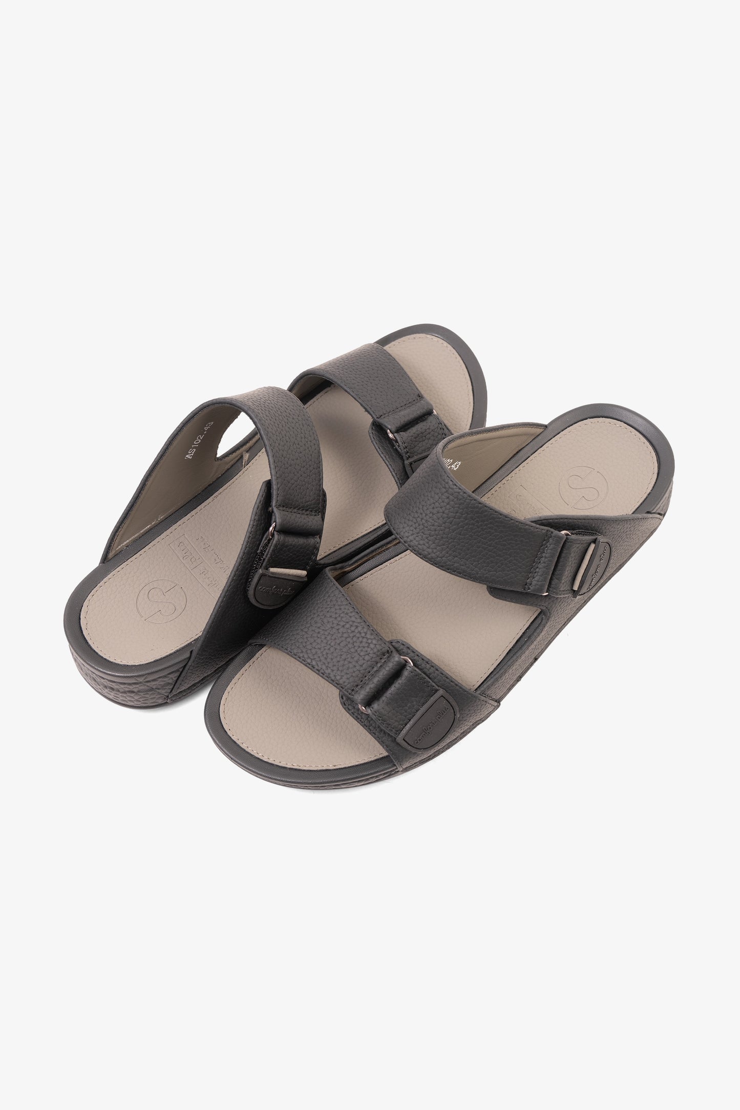 COMFORT PLUS MENS SANDALS-AS102 BLACK