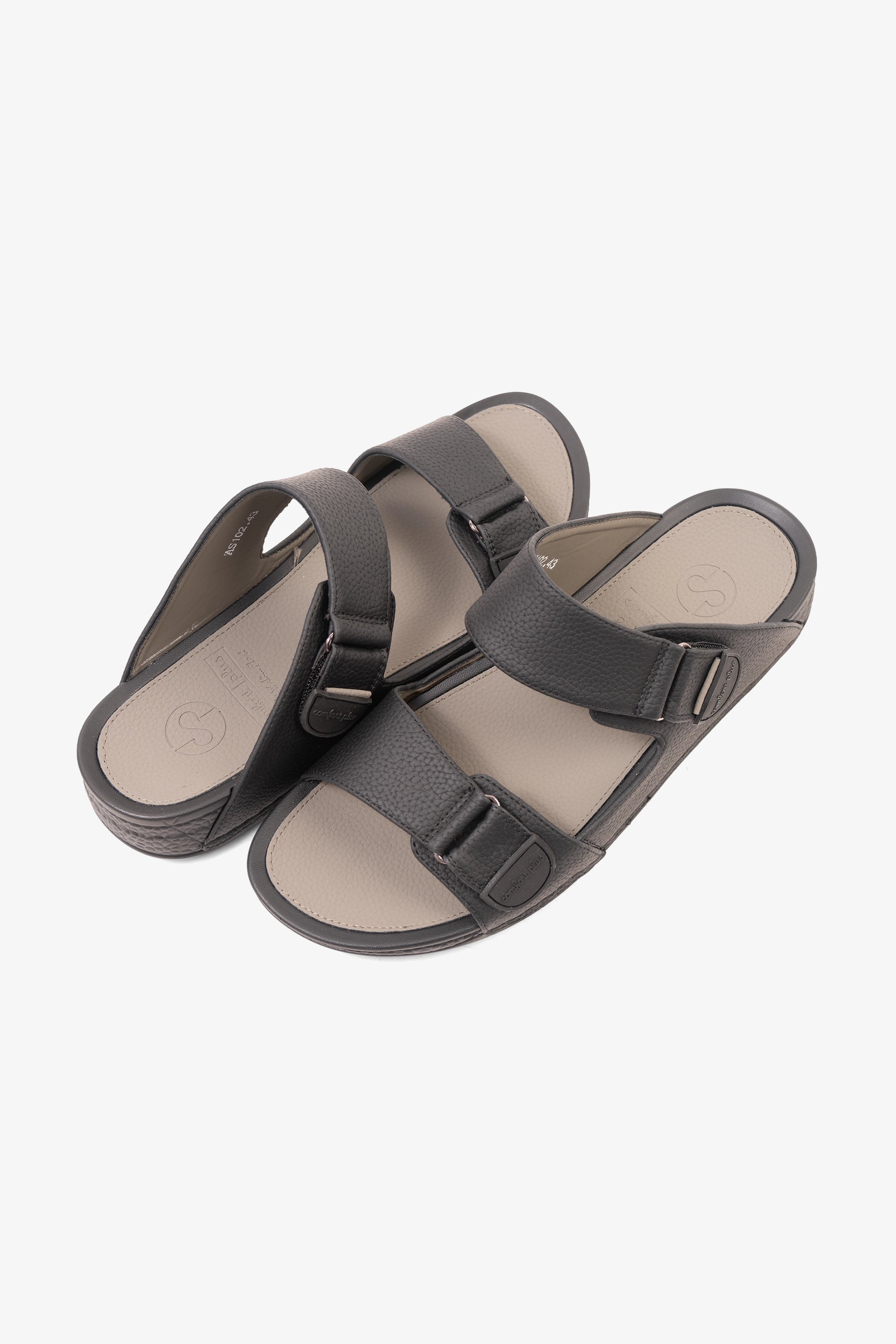 COMFORT PLUS MENS SANDALS-AS102 BLACK