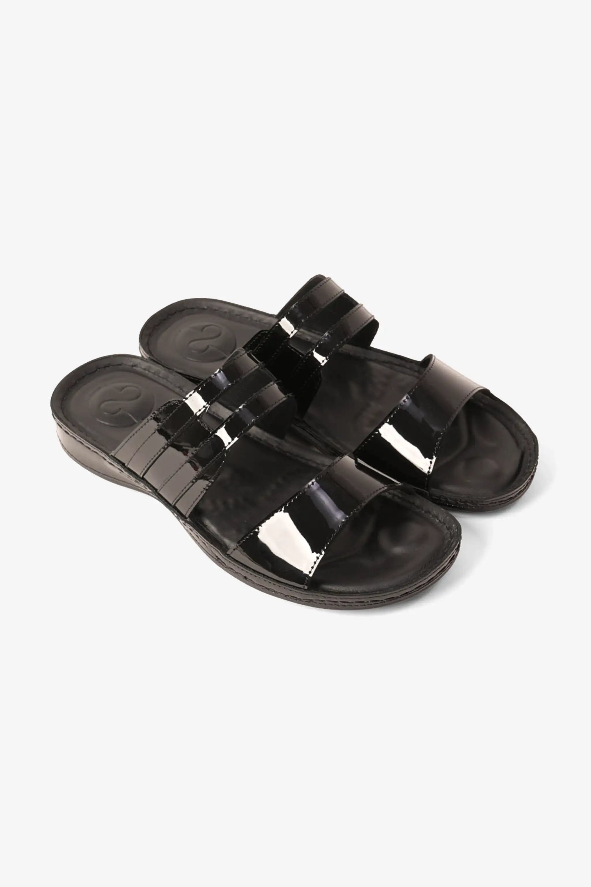 COMFORT PLUS LADIES SANDALS  -  CP729 BLACK