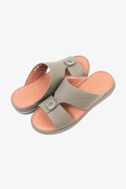 CAVALIER MENS SANDALS-ZIP1005 OLIVE