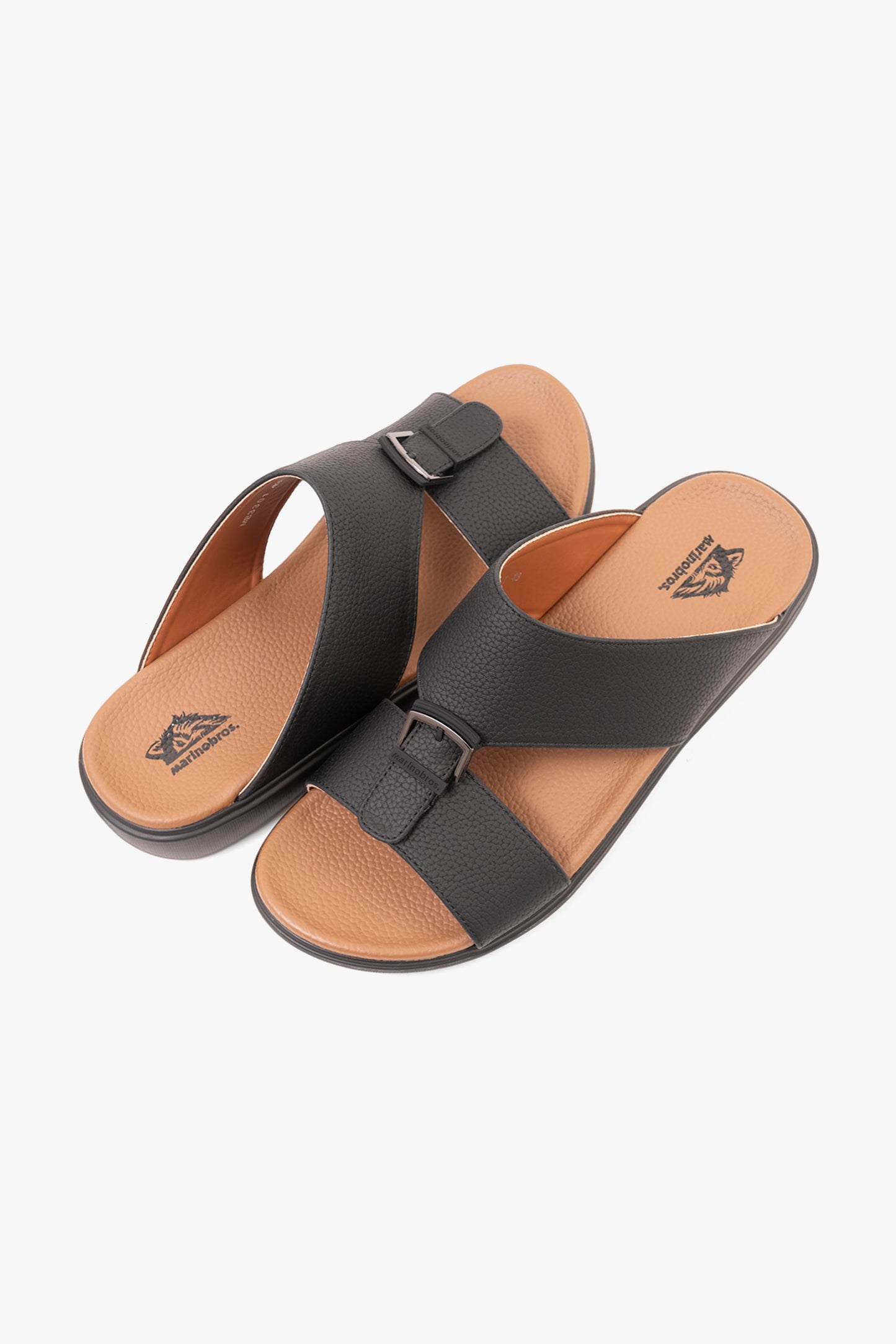 Marino Bros. Men's Premium Comfort Sandals BLACK