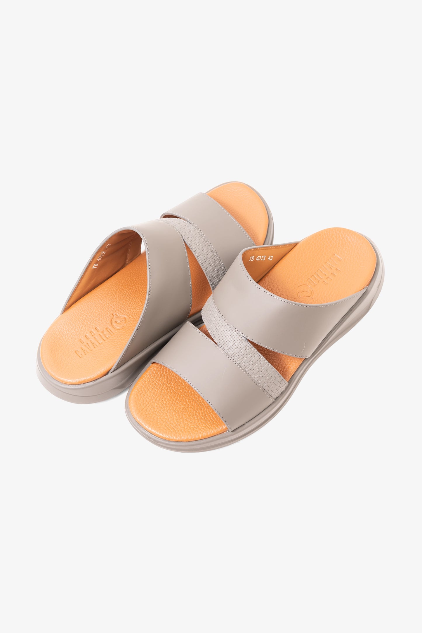 CAVALIER  MENS SANDALS-TB 4013 GREY