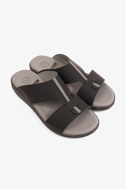 COMFORT PLUS GLIDE LUXE ARABIC SANDALS BLACK