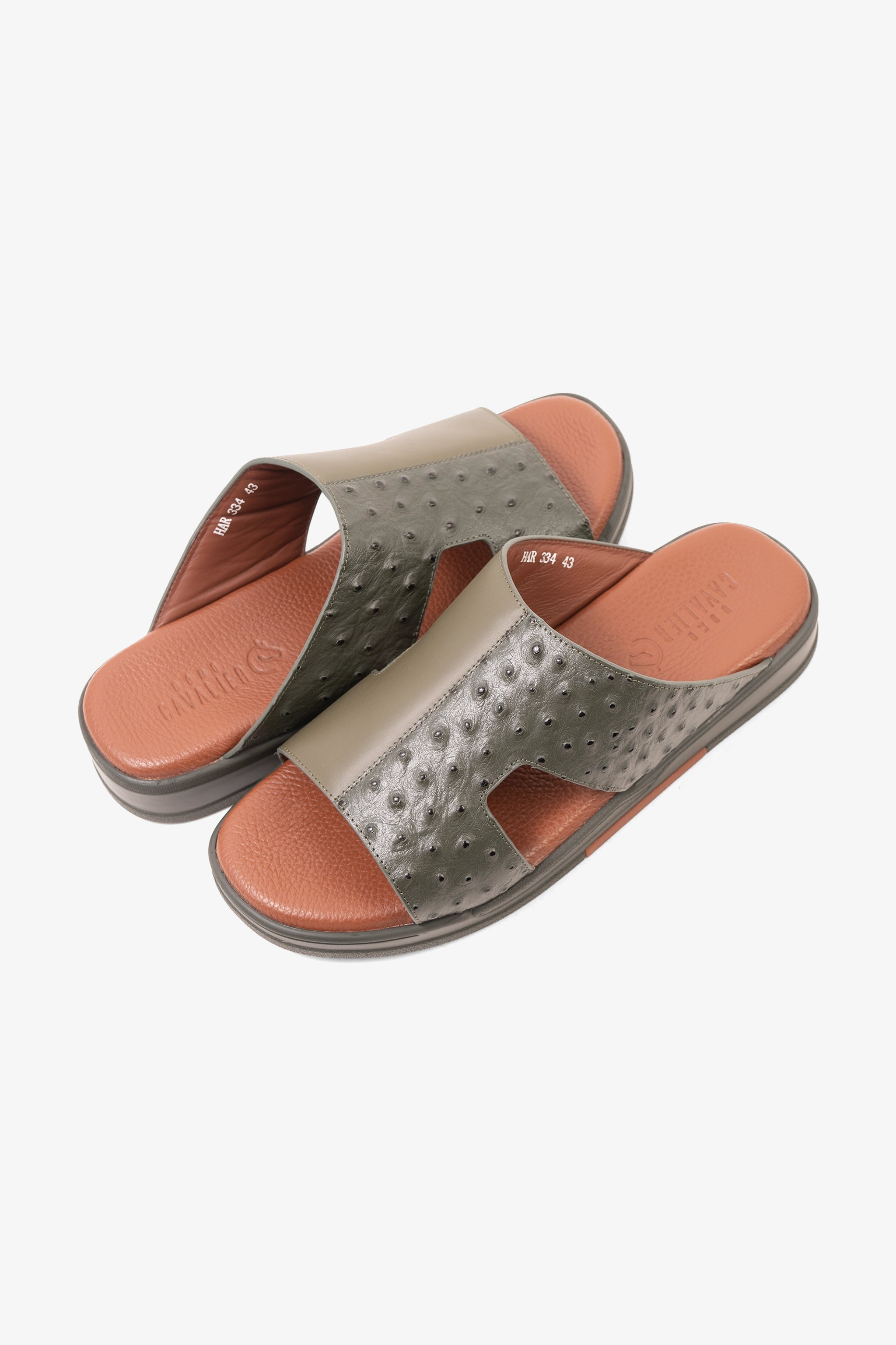 CAVALIER MENS SANDALS - HAR 334 OLIVE