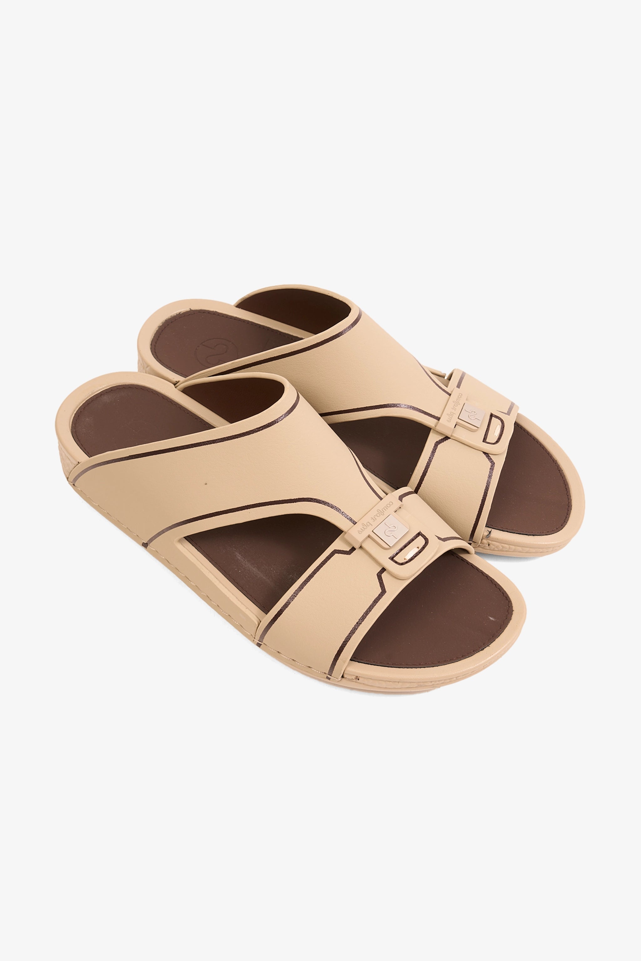 COMFORT PLUS EQUILIBRIUM WALK ARABIC SANDALS BEIGE - Seventy7