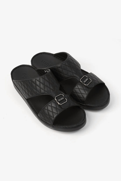 UOMO CAVALIER MENS SANDALS  - CV1105 BLACK