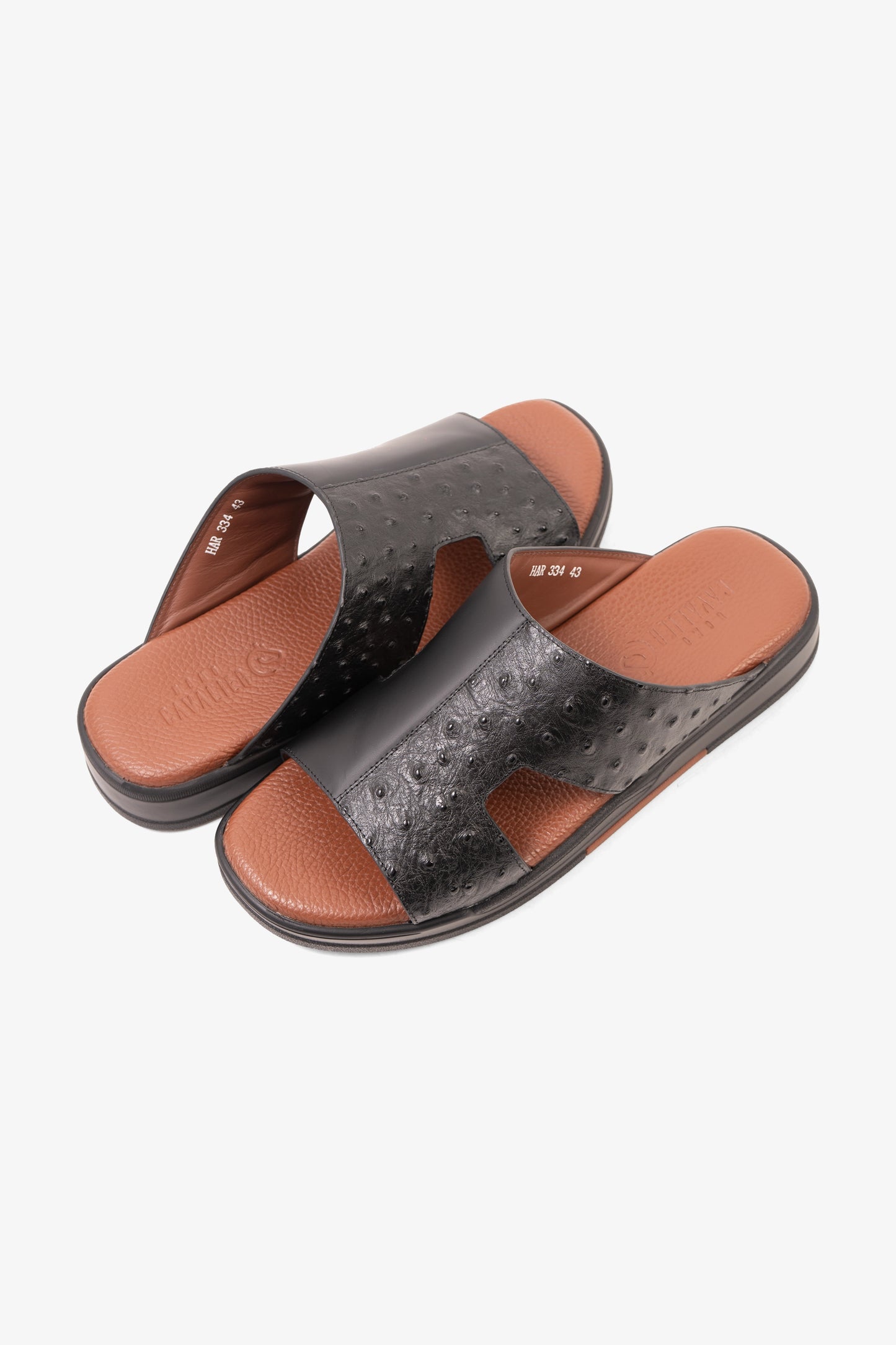 CAVALIER MENS SANDALS - HAR 334 BLACK