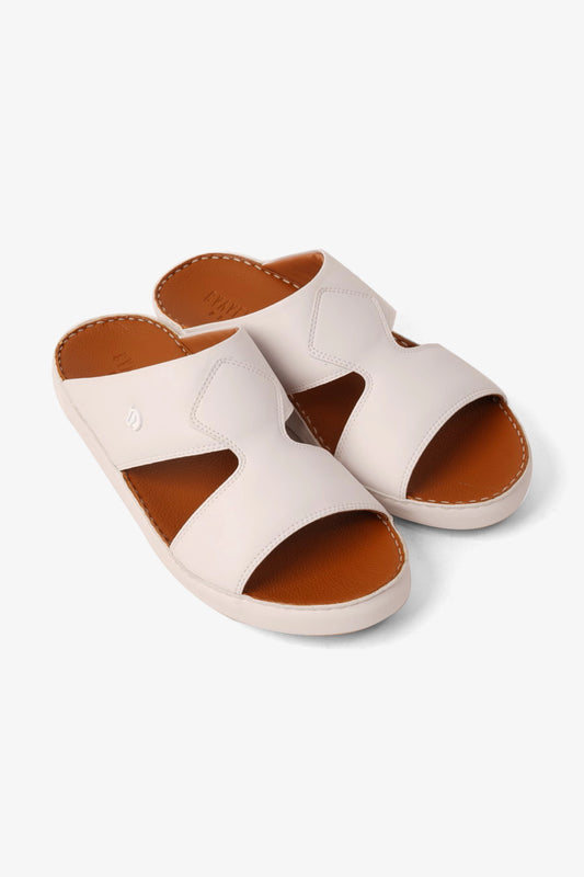 UOMO CAVALIER MENS SANDALS  - CV1103 WHITE