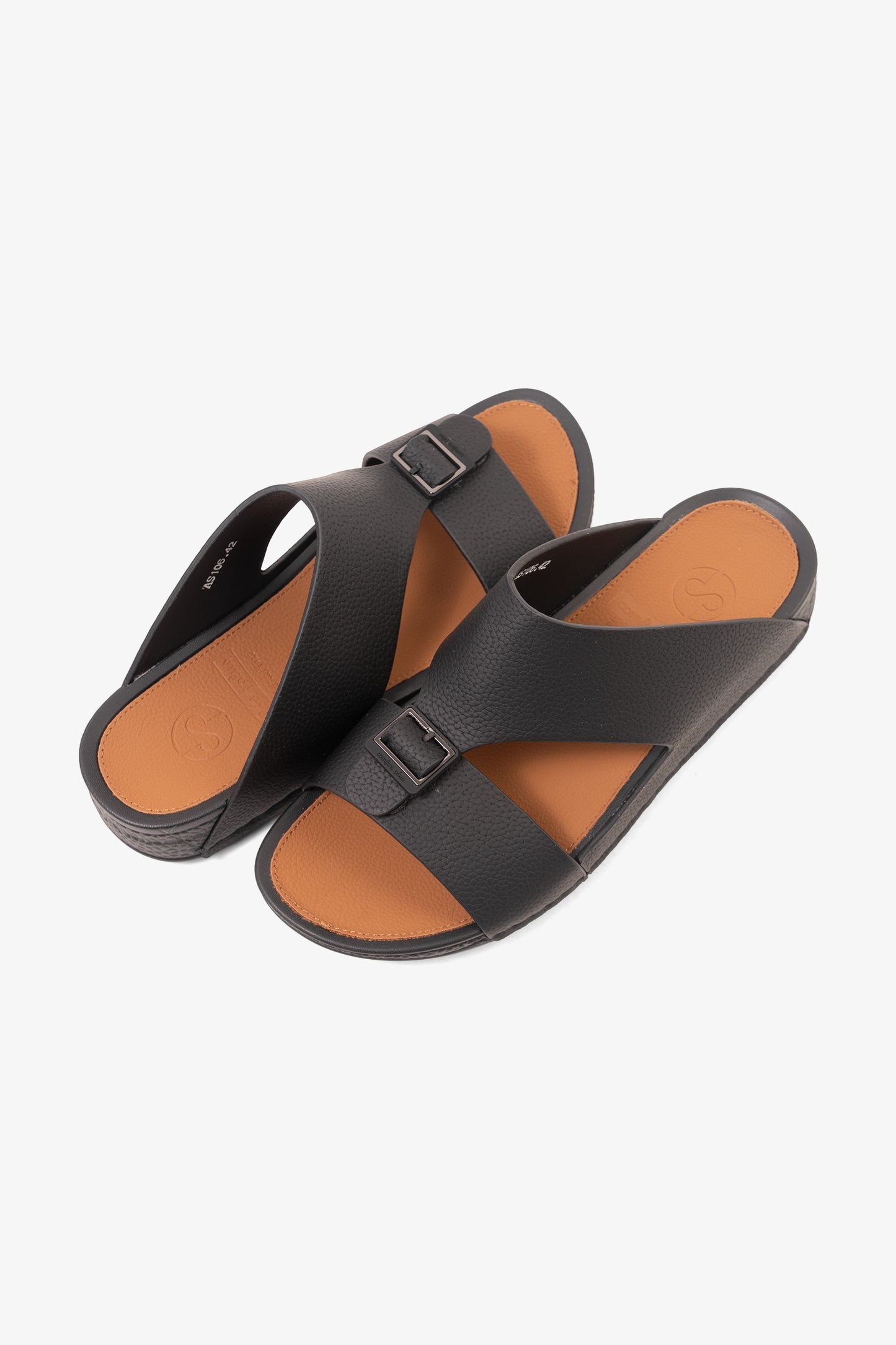 COMFORT PLUS MENS SANDALS-AS106 BLACK