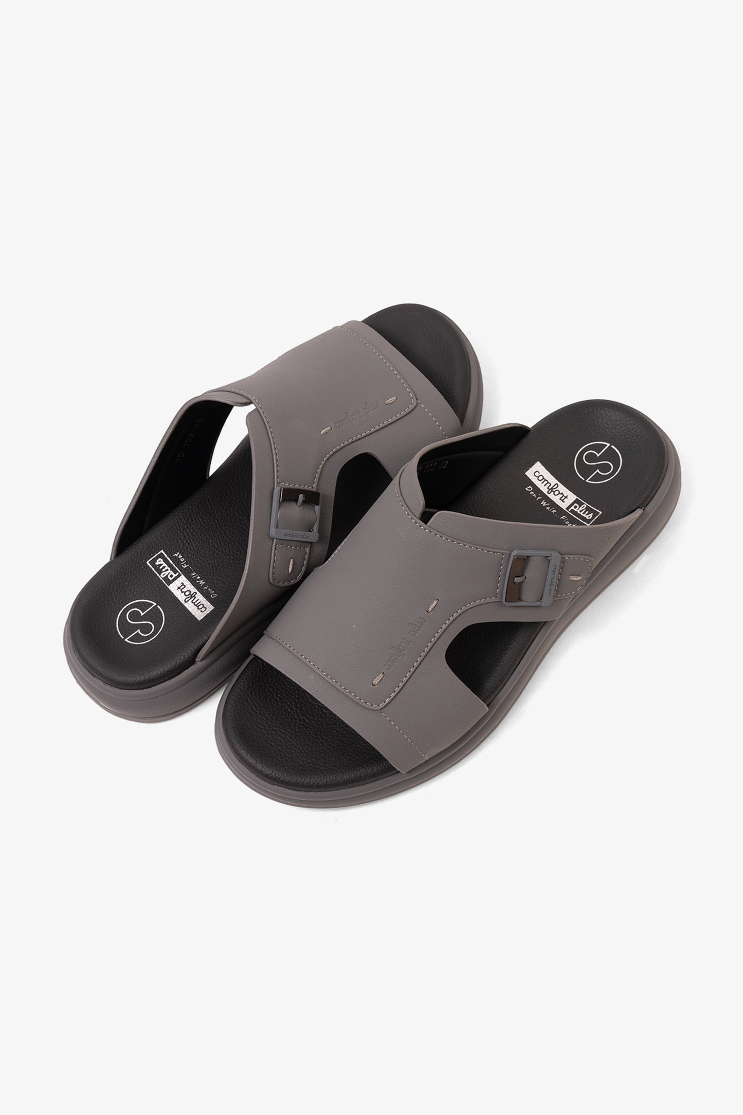COMFORT PLUS MEN'S ULTRA ELEVATE SANDALS GREY