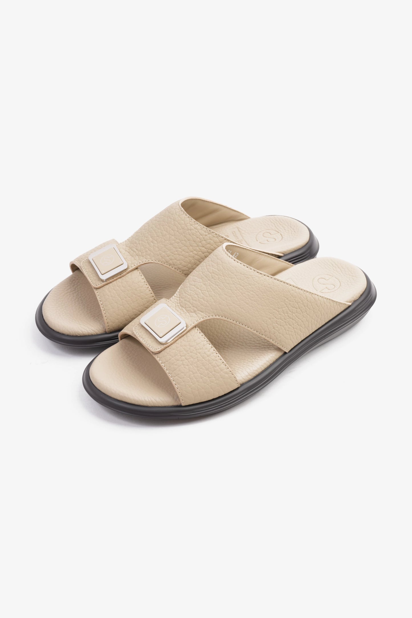 COMFORT PLUS CLASSIC TIMLESS STYLISH TRIM SANDALS MANDORLA