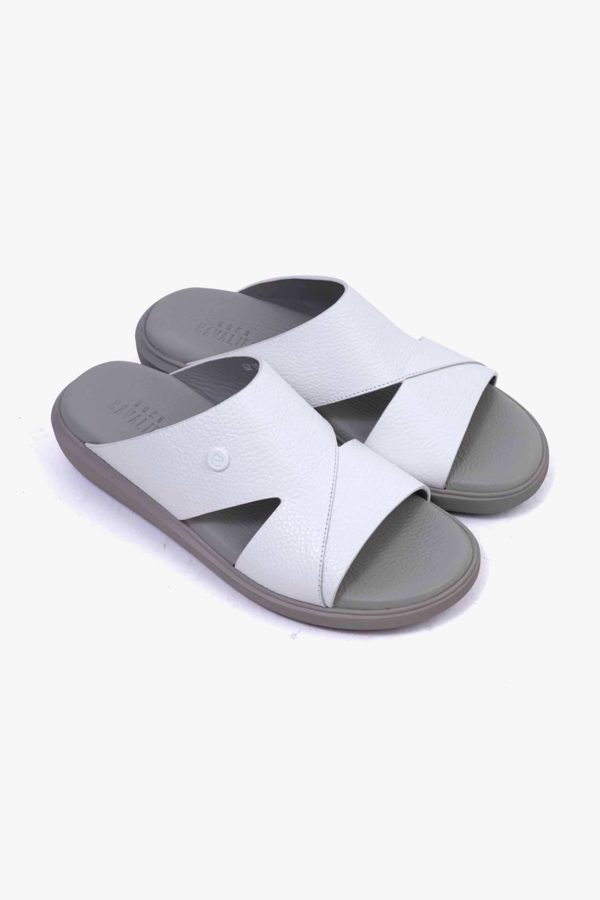 UOMO CAVALIER MENS SANDALS  -  ALP 115 WHITE