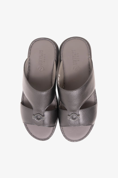 CAVALIER MENS SANDALS-ZIP1003 BLACK