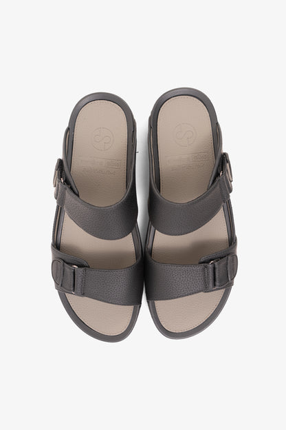 COMFORT PLUS MENS SANDALS-AS102 BLACK