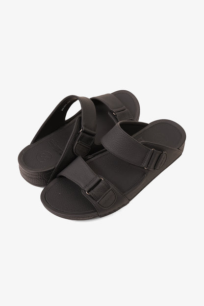 COMFORT PLUS ELITE CUSHION ARABIC SANDALS BLACK