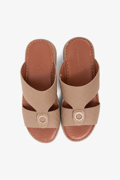 CAVALIER MENS SANDALS-ZIP1005 SAND