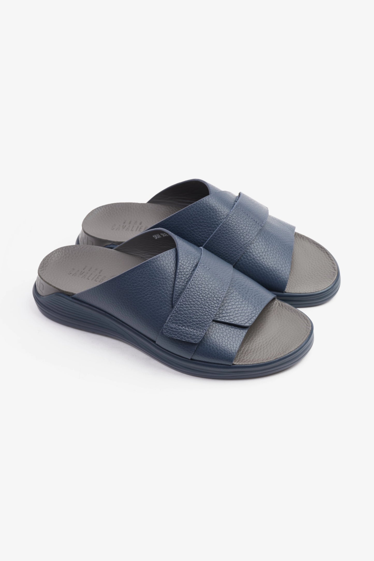 UOMO CAVALIER MEN'S STRAPPY SANDALS NAVY