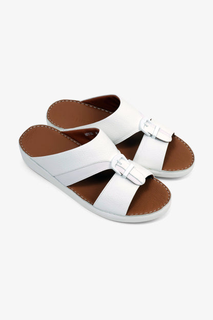 COMFORT PLUS MENS SANDALS  - 901122 WHITE