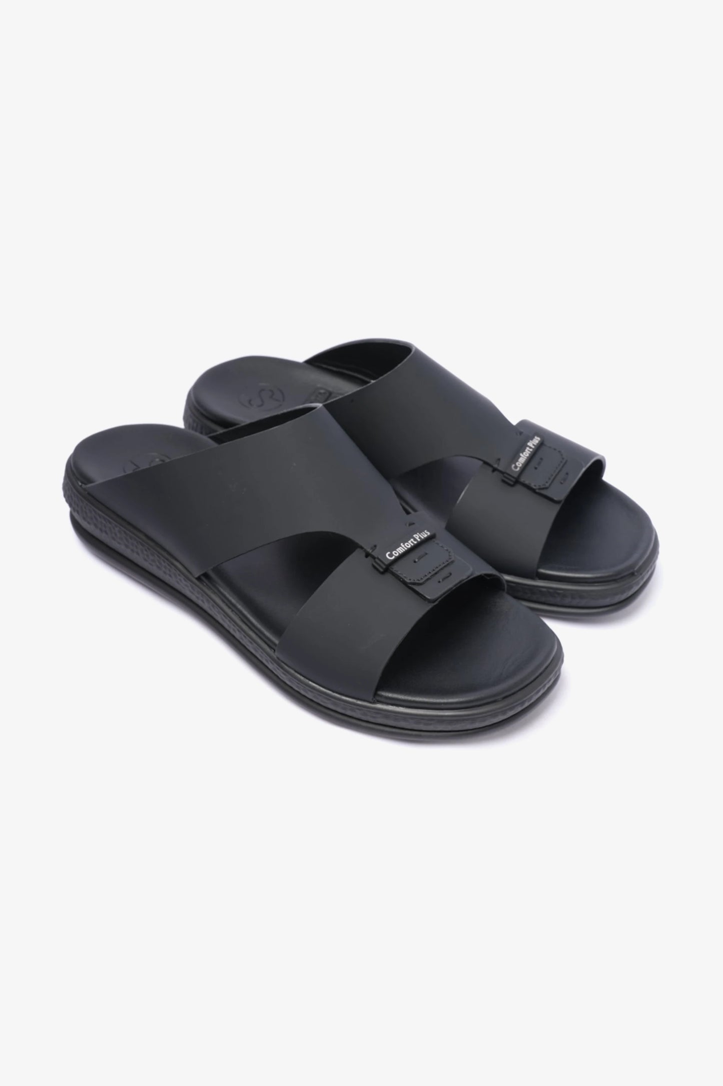 COMFORT PLUS TIMELESS DESIGN STRAP MENS SANDALS BLACK – Seventy7