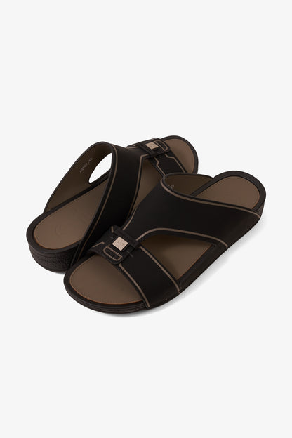 COMFORT PLUS EQUILIBRIUM WALK ARABIC SANDALS BLACK