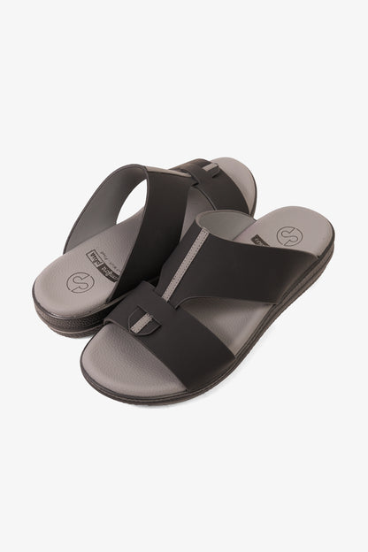 COMFORT PLUS GLIDE LUXE ARABIC SANDALS BLACK