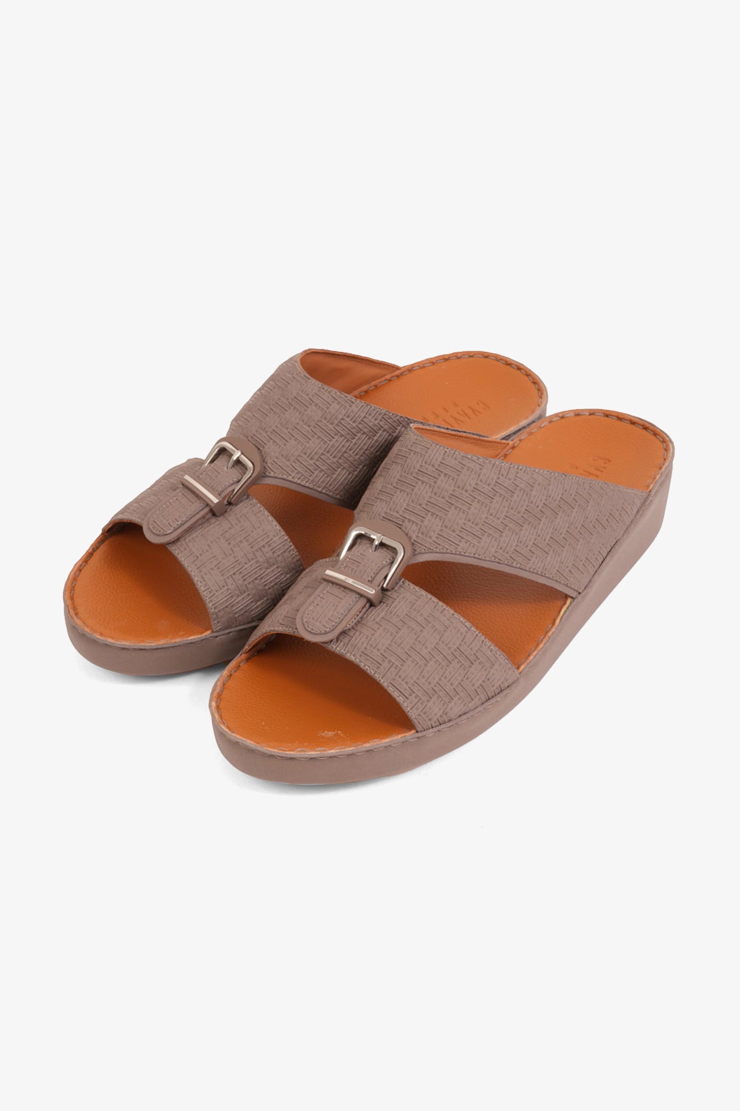 UOMO CAVALIER PREMIUM LEATHER ARABIC SANDALS STONE