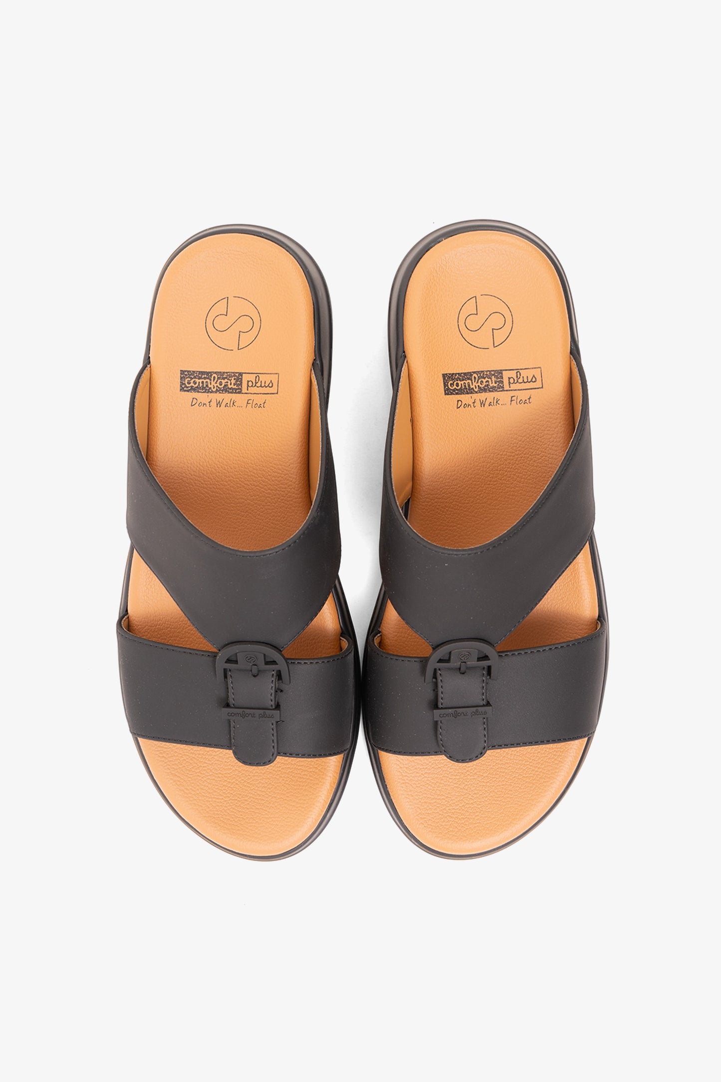 COMFORT PLUS MEN'S SANDALS-JK102 BLACK