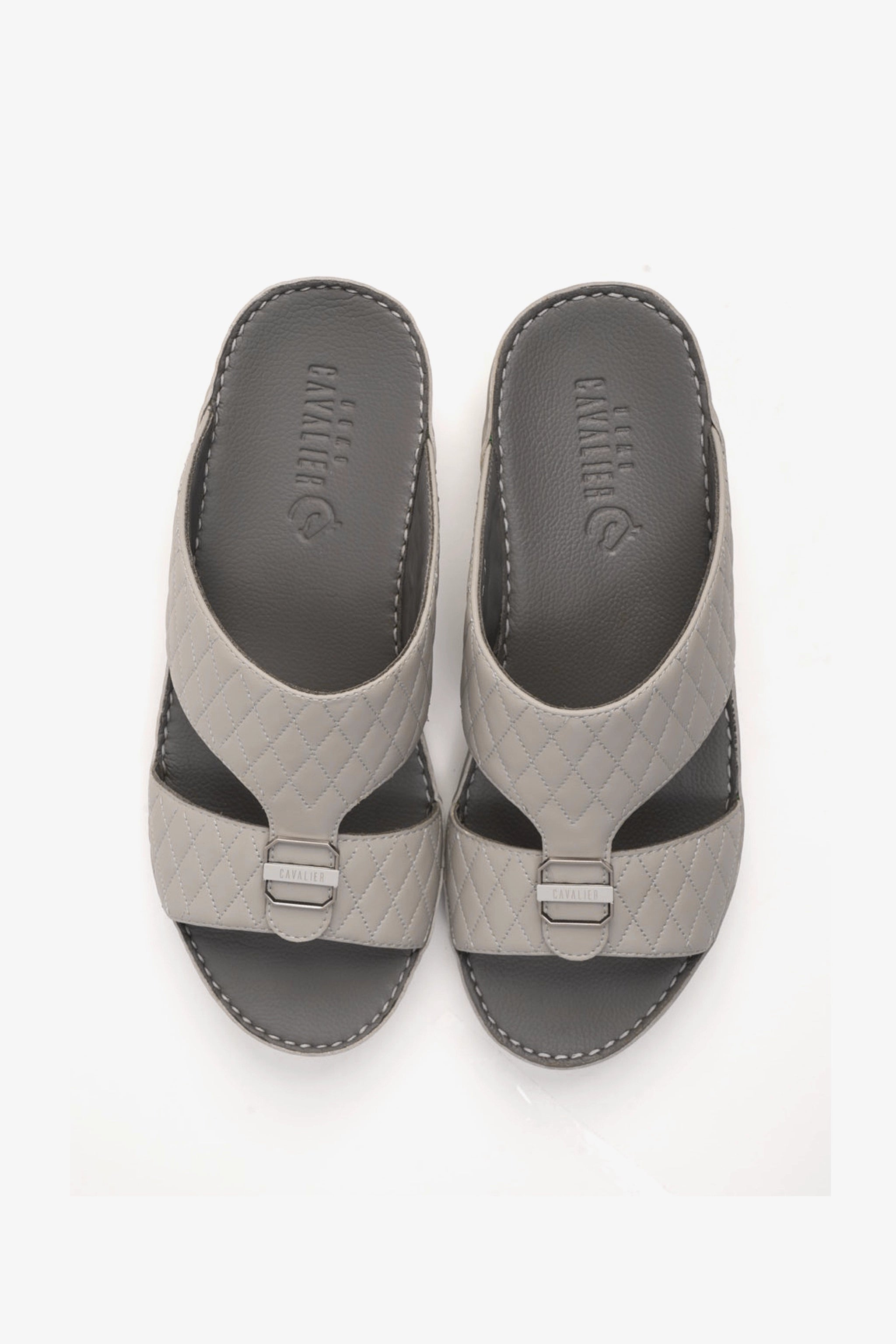 UOMO CAVALIER MENS SANDALS  - CV1105 LIGHT GREY