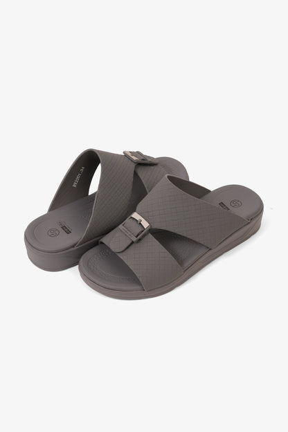 COMFORT PLUS BOYS CLASSIC ARABIC SANDALS GREY