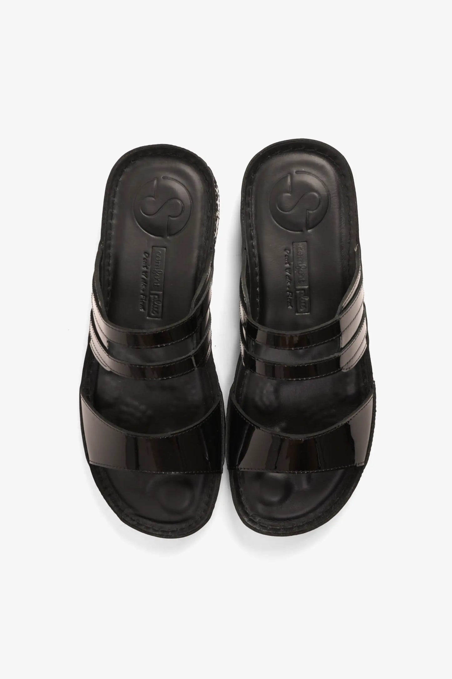 COMFORT PLUS LADIES SANDALS  -  CP729 BLACK