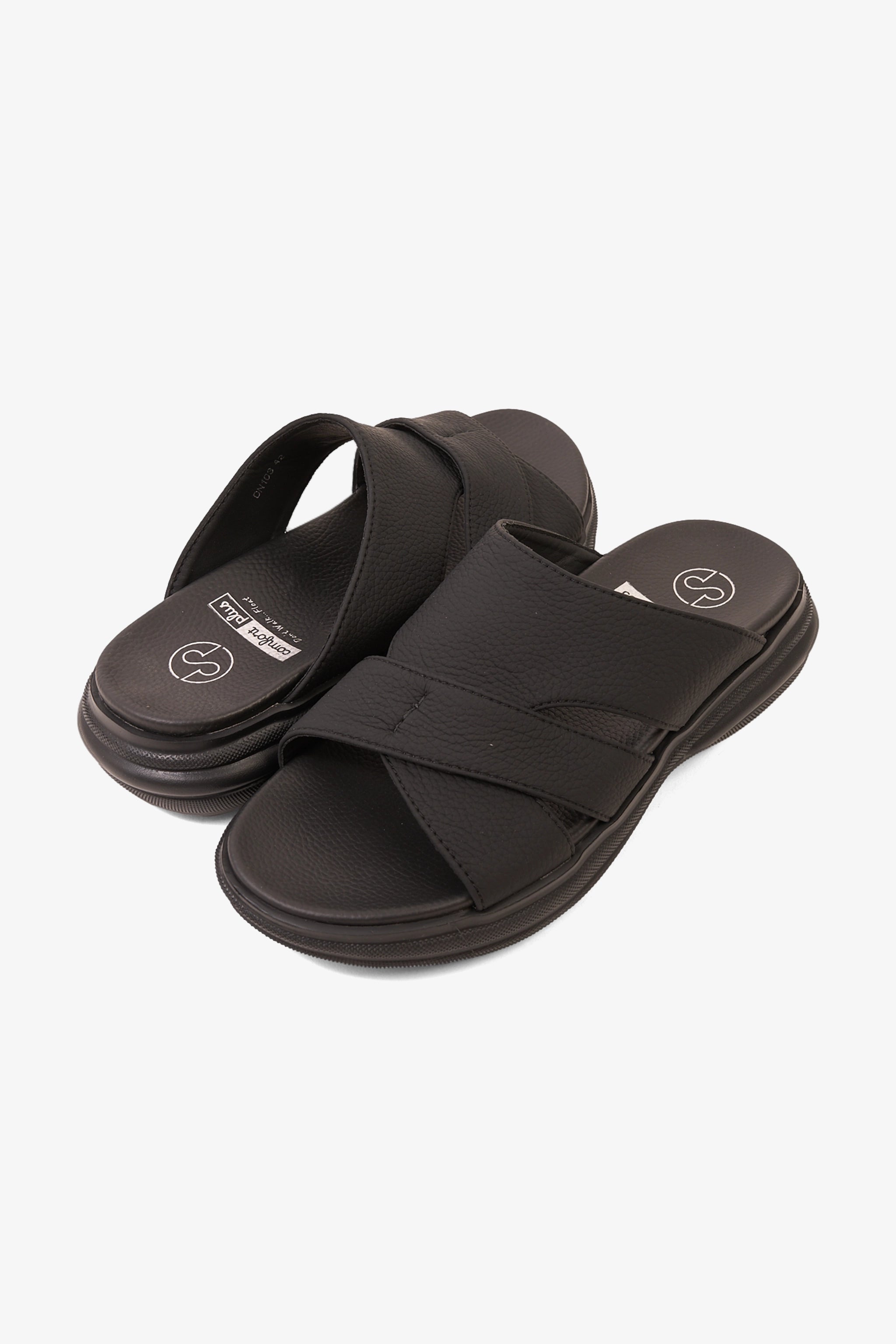 COMFORT PLUS CLOUD STEP ARABIC SANDALS BLACK