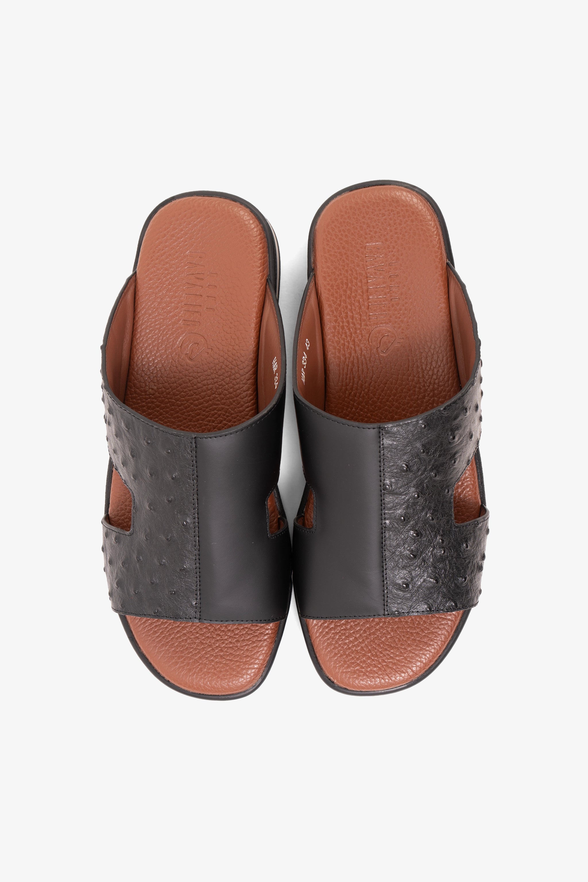 CAVALIER MENS SANDALS - HAR 334 BLACK