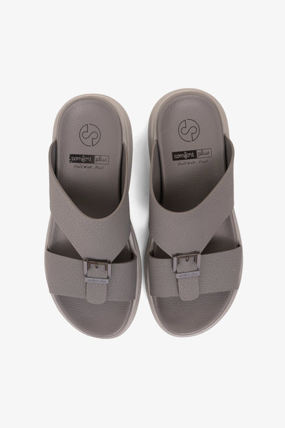 COMFORT PLUS MENS SANDALS-DN109 GREY