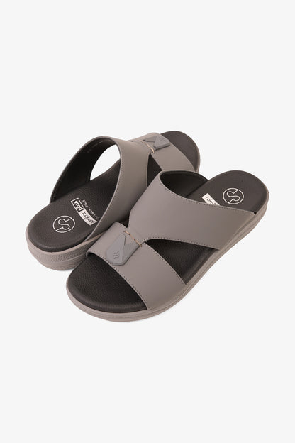 COMFORT PLUS SLEEK CUSHION ARABIC SANDALS GREY