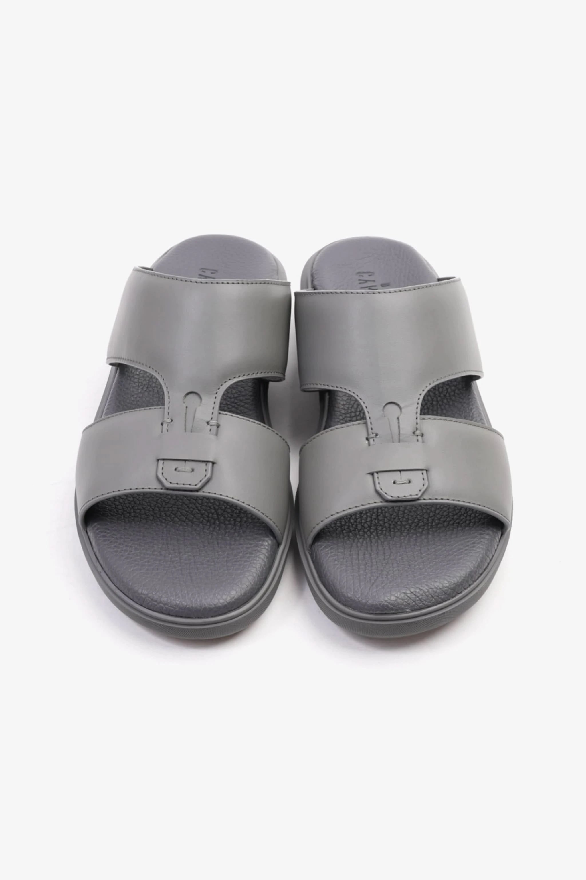 Uomo Cavalier Comfortable Slip-On Sandals with Cushioned Sole Grey