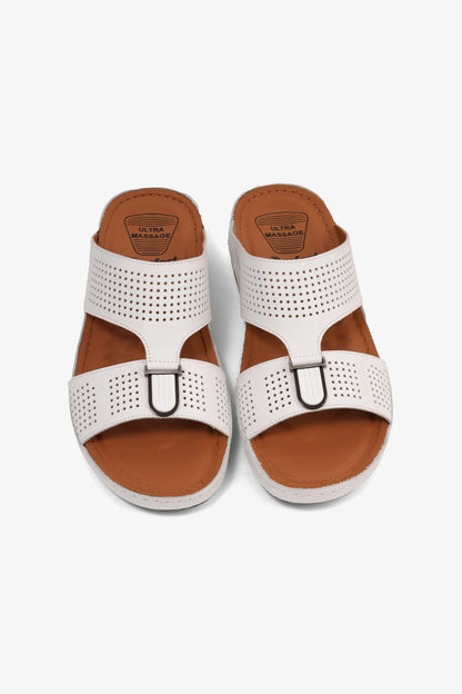 COMFORT PLUS MENS SANDALS  -  CP 7708 WHITE