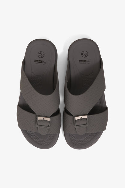 COMFORT PLUS BOYS CLASSIC ARABIC SANDALS GREY