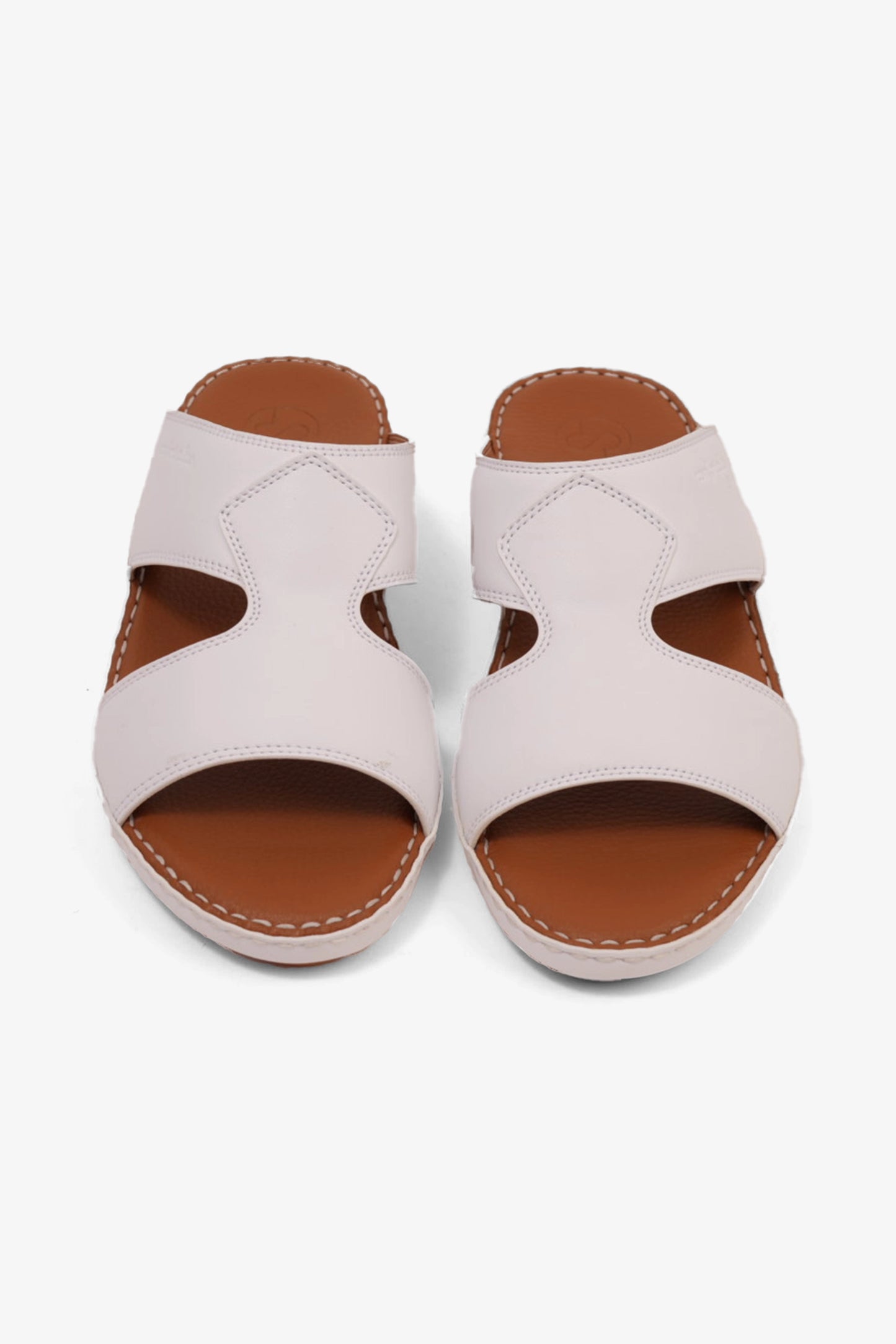 COMFORT PLUS LUXURIOUS LEATHER SANDAL FOR EVERYDAY WHITE