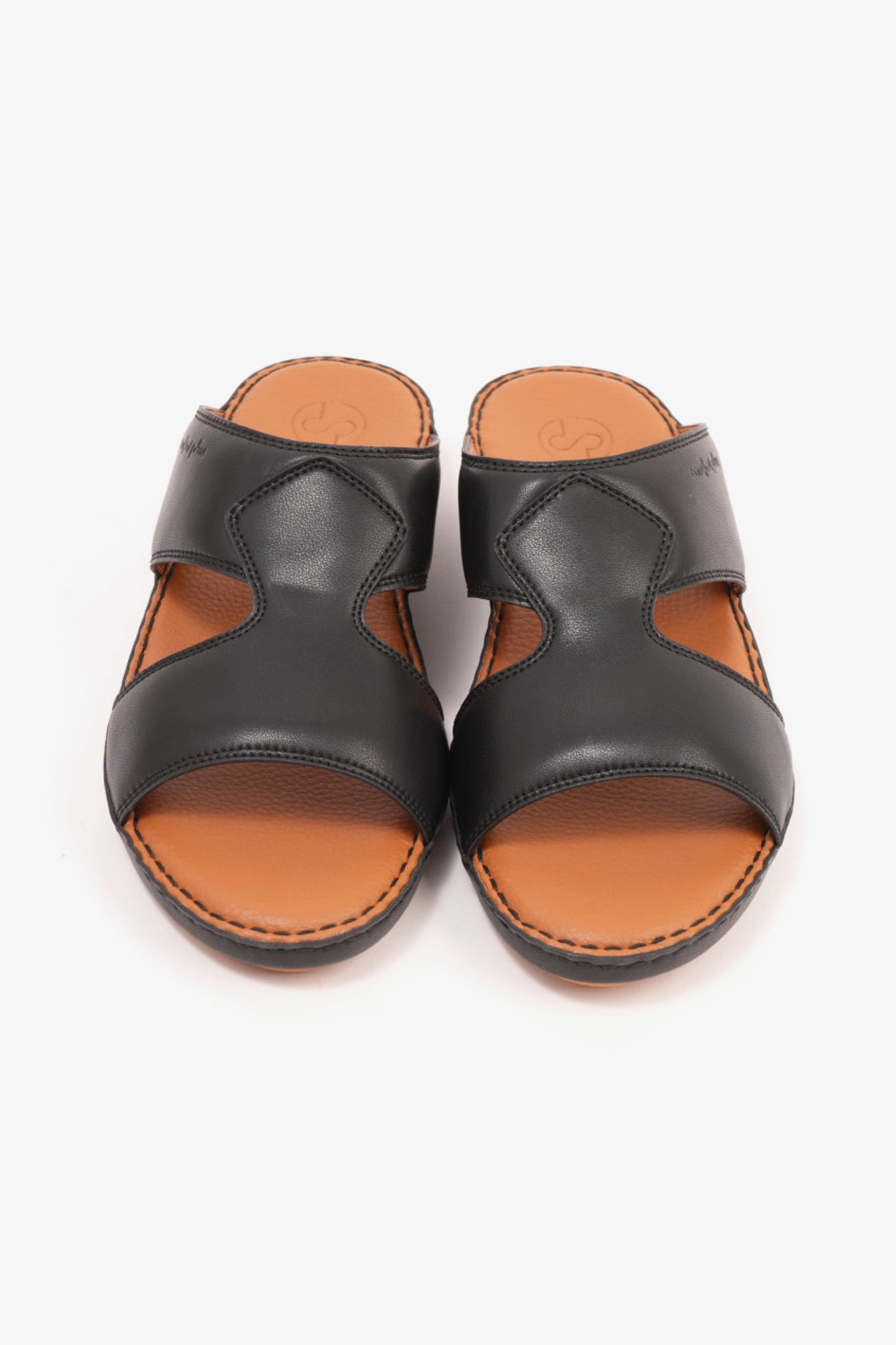 COMFORT PLUS LUXURIOUS LEATHER SANDAL FOR EVERYDAY BLACK