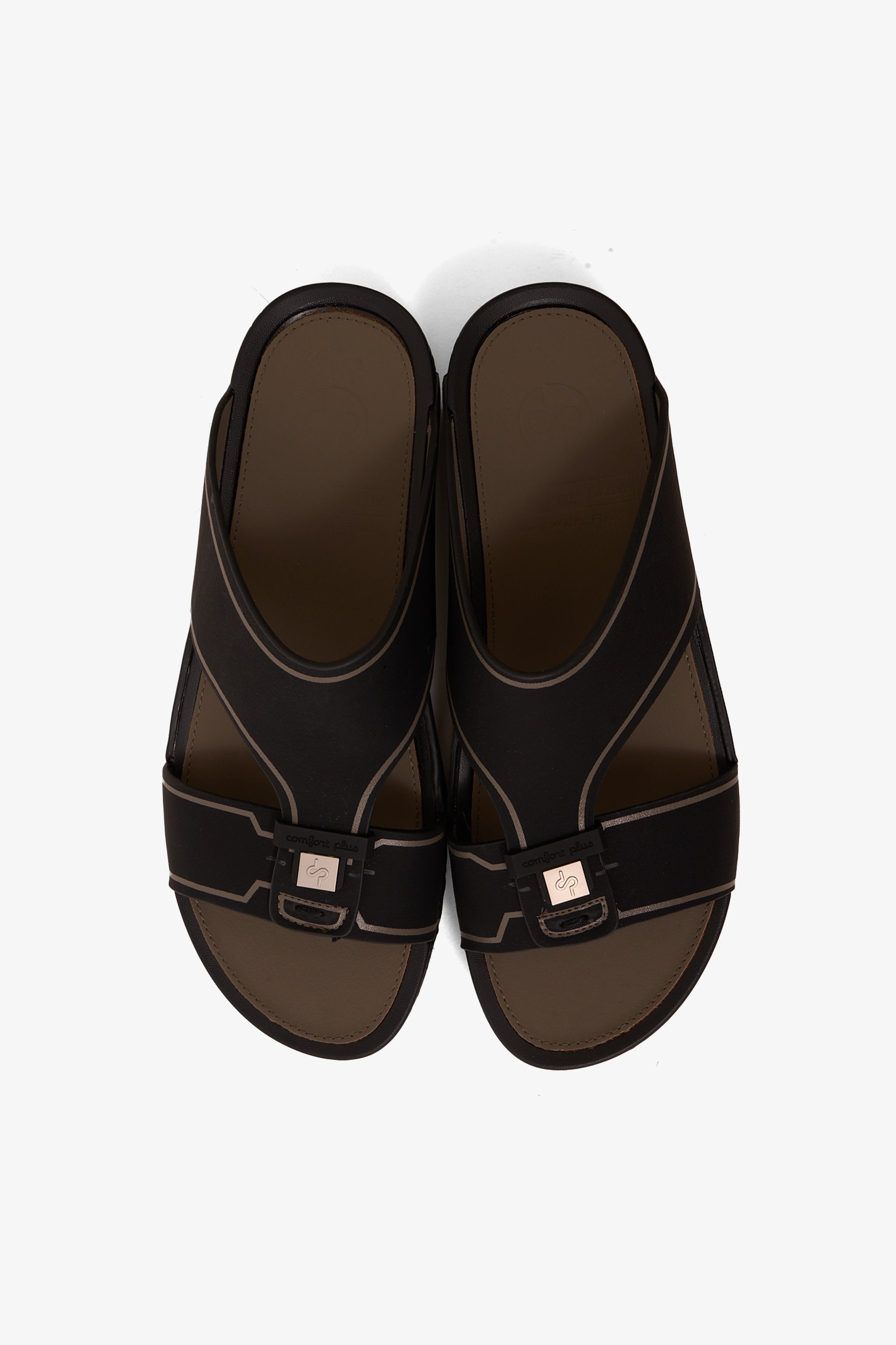 COMFORT PLUS EQUILIBRIUM WALK ARABIC SANDALS BLACK - Seventy7