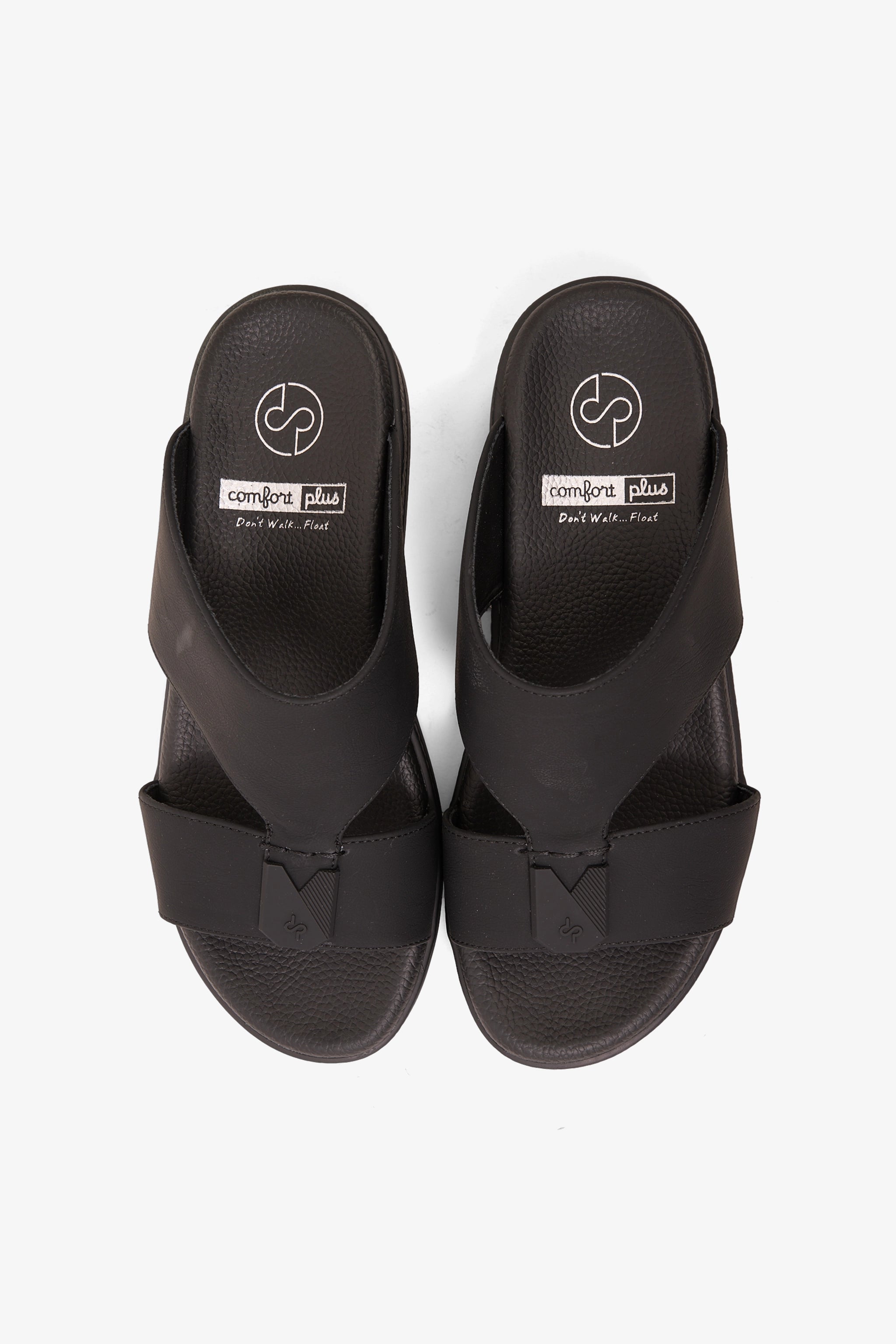 COMFORT PLUS SLEEK CUSHION ARABIC SANDALS BLACK