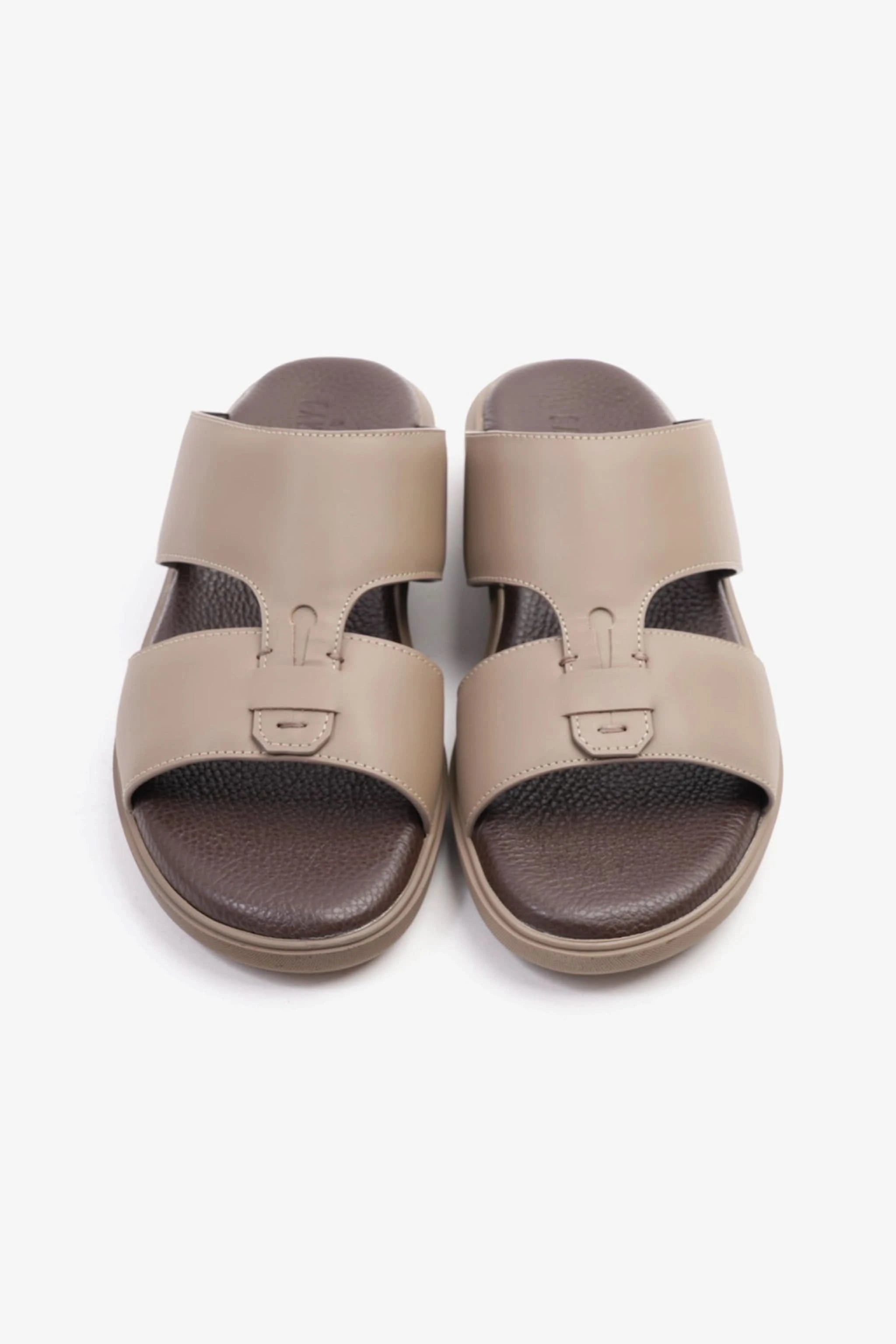 Uomo Cavalier Comfortable Slip-On Sandals with Cushioned Sole Stone