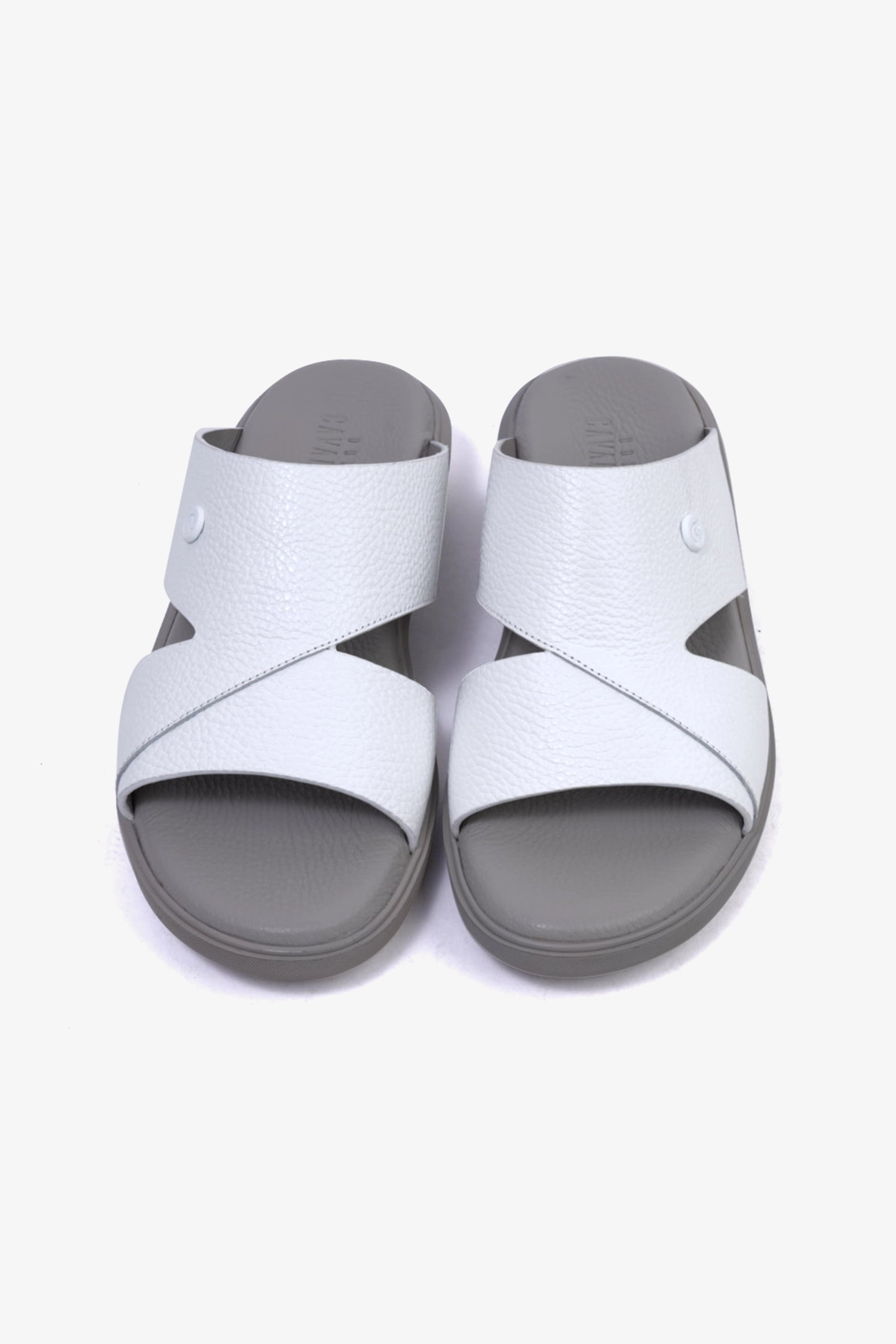 UOMO CAVALIER MENS SANDALS  -  ALP 115 WHITE - Seventy7